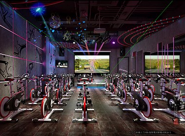 “POWER CYCLE”健身工作室--昆明健身房装修设计公司--古兰装饰