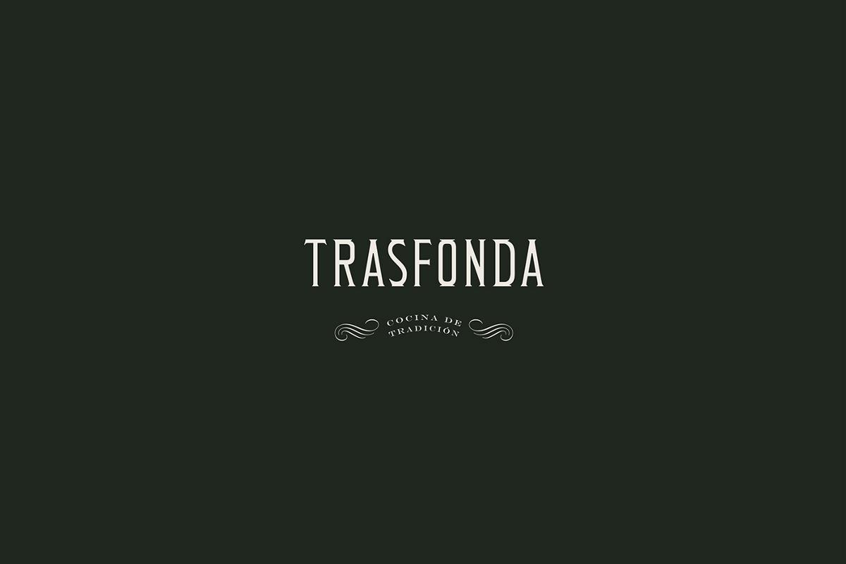 Trasfonda现代化的餐厅品牌视觉形象设计