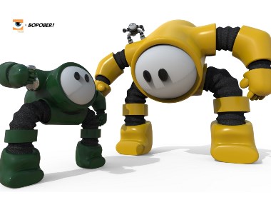 玩偶机器人 建模 渲染