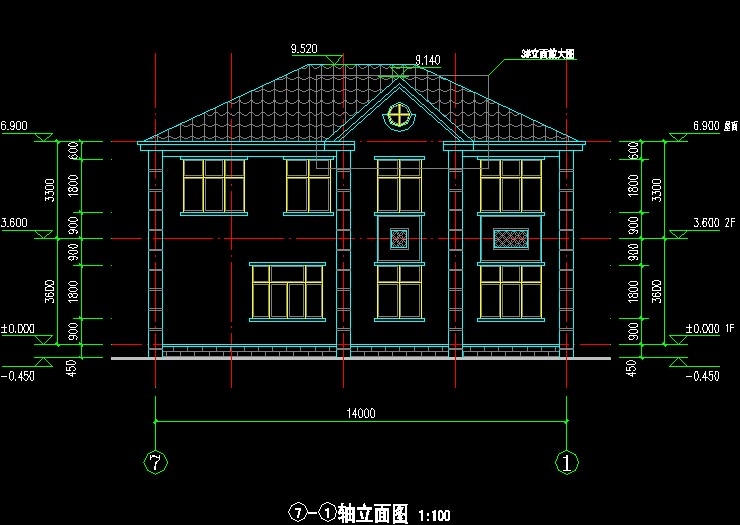 20萬歐式農(nóng)村二層小別墅設(shè)計圖，南北通透？