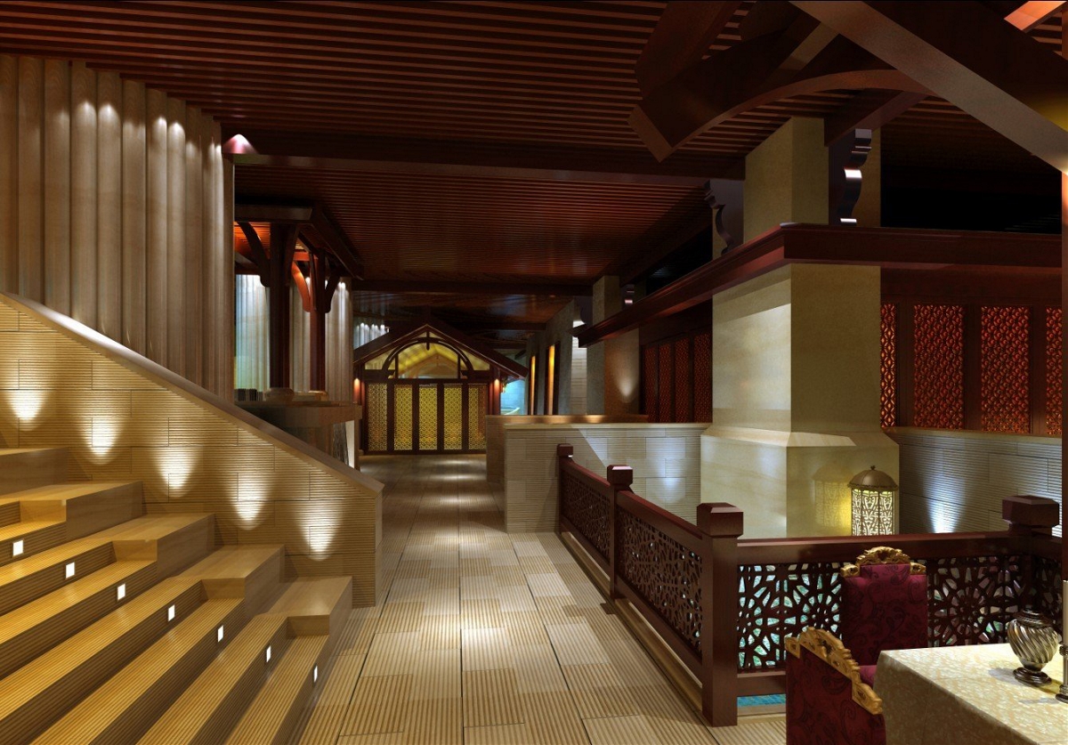 家富国际大酒店--宁夏商务酒店装修设计公司--古兰装饰
