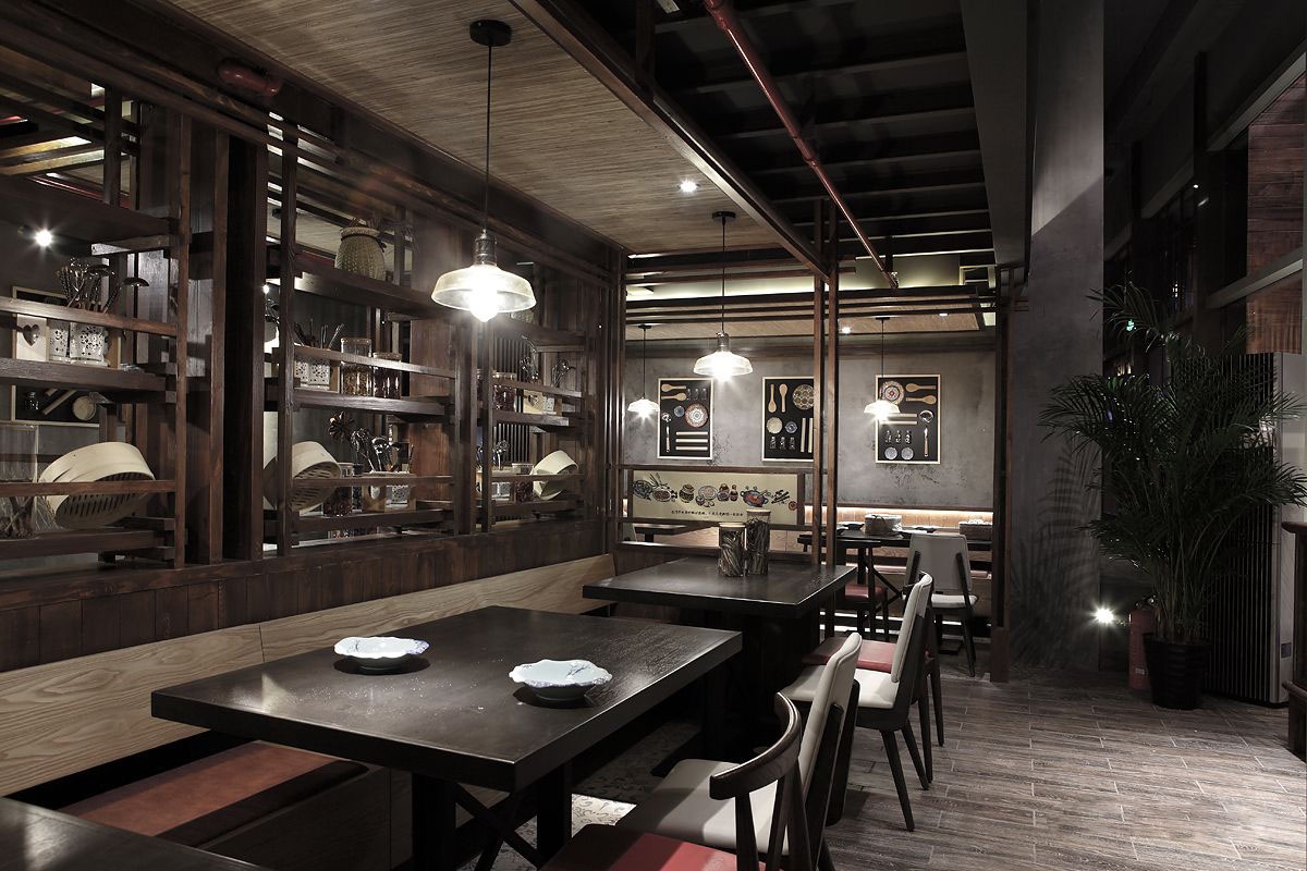 郑州餐饮空间设计 源川主题餐厅设计