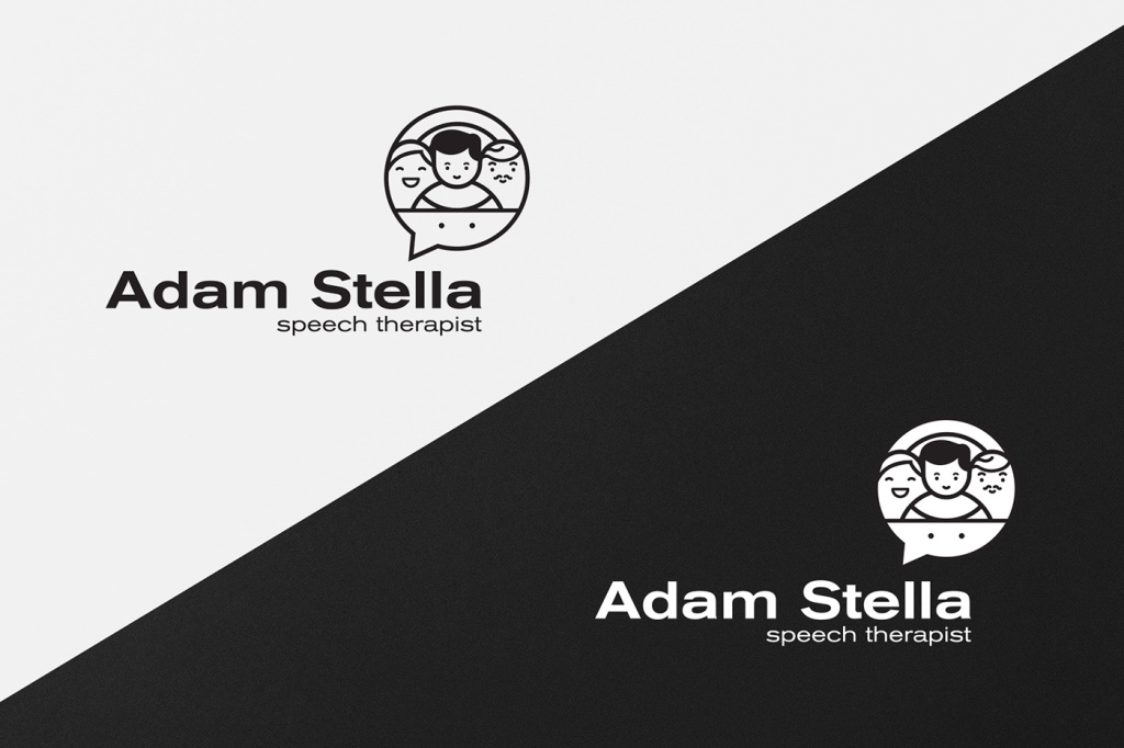 Adam Stella一位言语治疗师的品牌设计项目 ​​​​