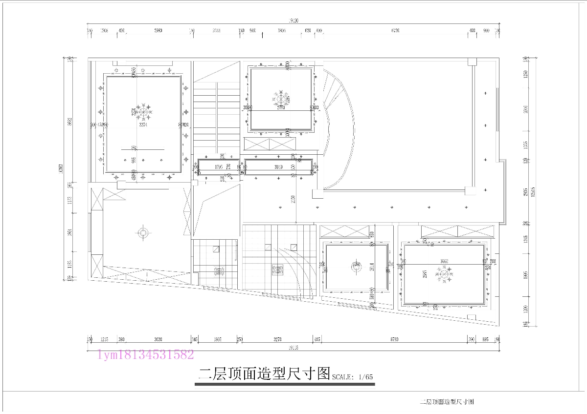 中式別墅施工圖