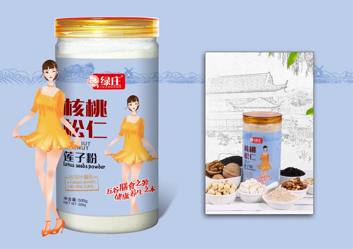 【百納食品包裝設(shè)計(jì)案例】單品月銷2萬件的包裝怎么做— —徐州綠莊園品牌整合案例