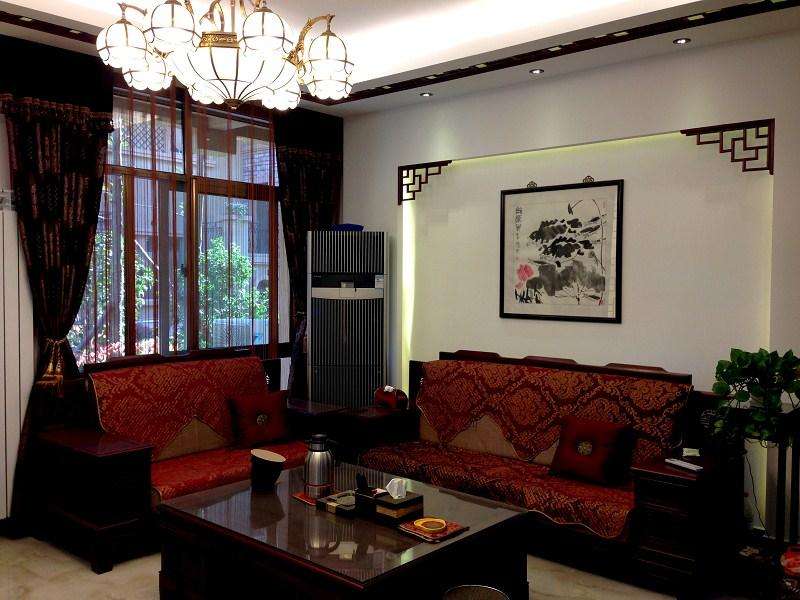 四合茗苑著名中式设计师刘中辉--因为懂得--现代中式客厅装修----[四合茗苑]----(图文)