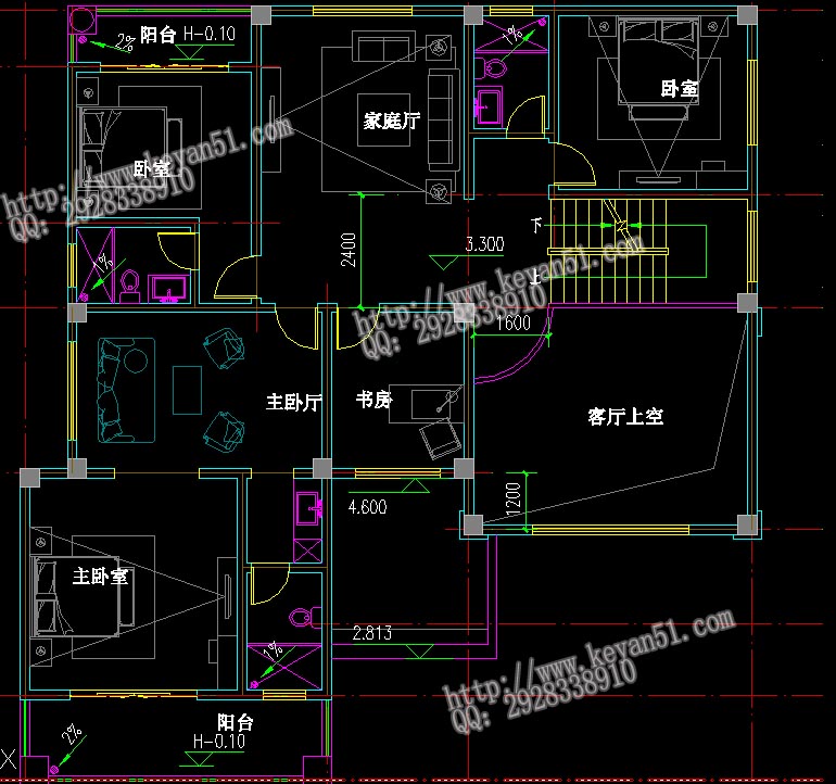 占地200m²古色古香三層農(nóng)村住宅設(shè)計(jì)圖15x16