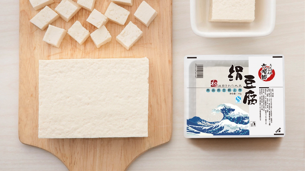 日本六源纯豆腐包装设计 | 摩尼视觉原创