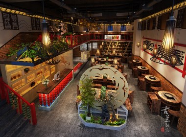 《广州蜀千千砂灌串串香》-成都餐厅设计丨成都餐厅装修