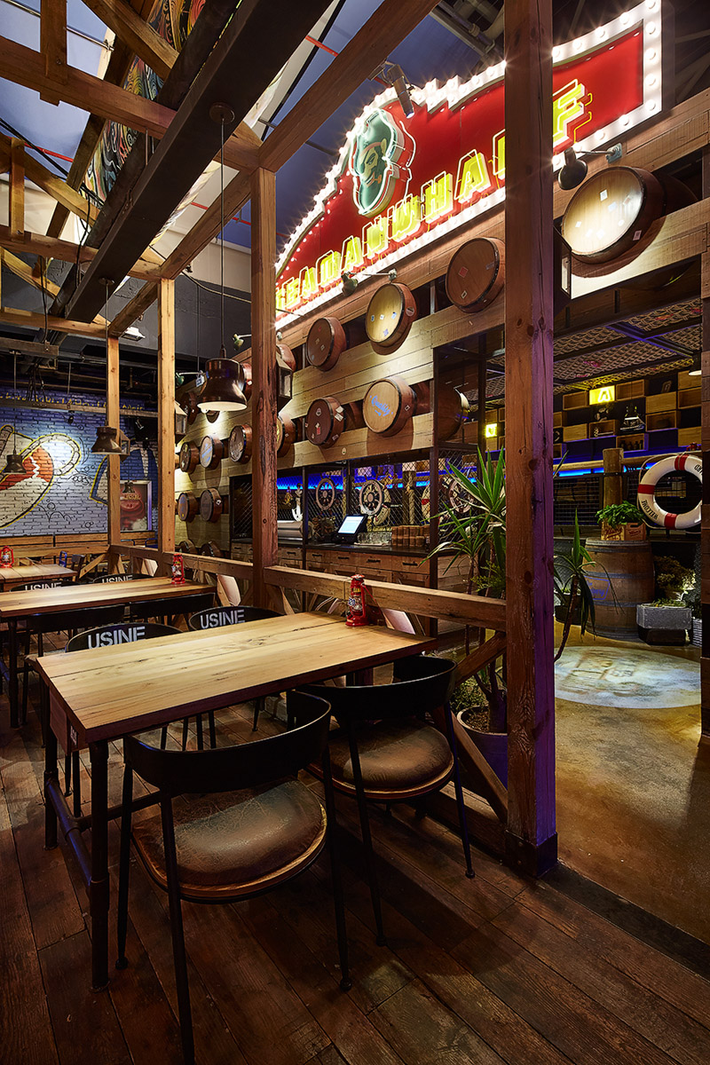 绍兴市银泰城水手码头餐厅-成都主题餐厅设计