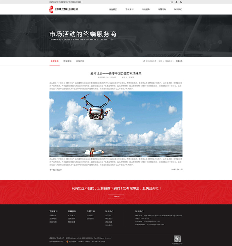 成都广告设计策划网站建设