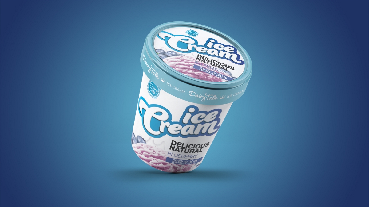 Dairytalk Ice Cream冰淇淋新品包装设计 | 摩尼视觉原创作品