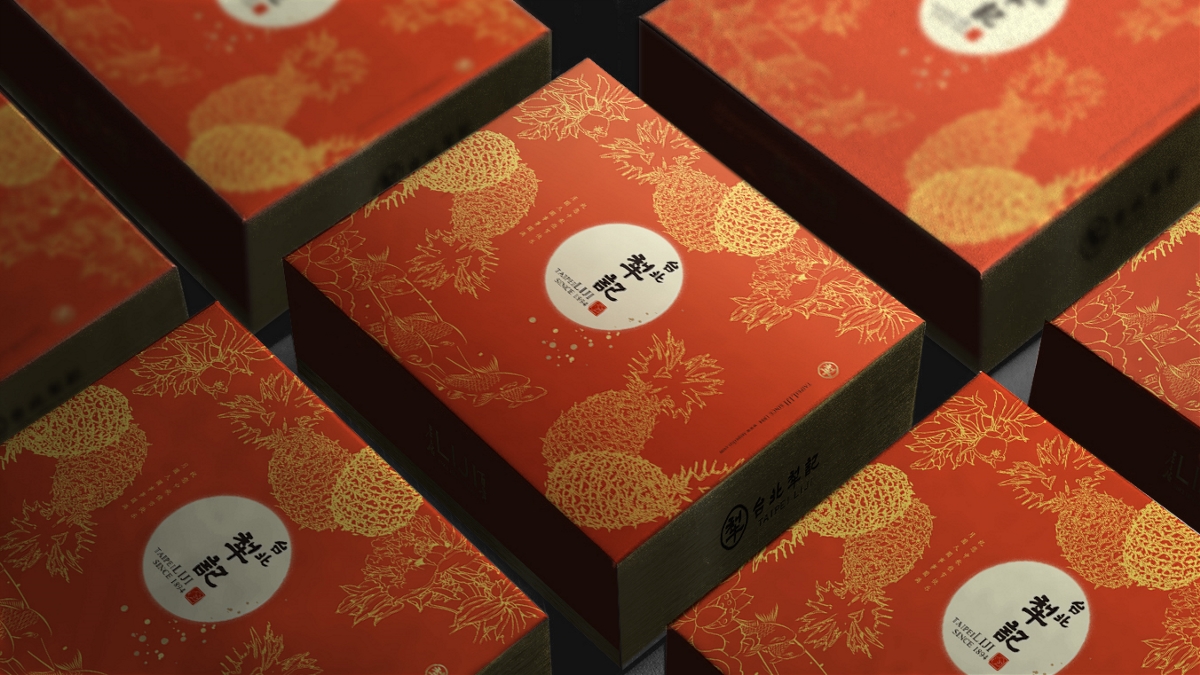百年品牌台北犂记产品包装设计 【酥心伴月系列】 | 摩尼视觉原创作品
