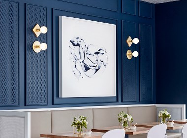 蓝色与金色的美妙碰撞——气质清奇的澳洲咖啡馆
