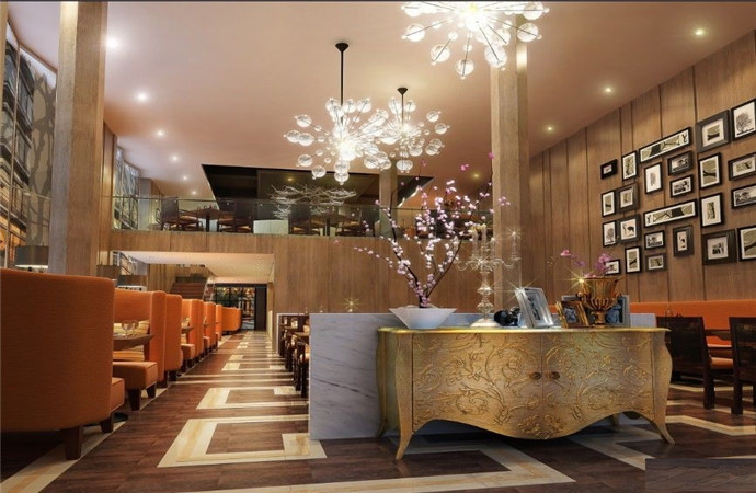 宜兴艺术茶餐厅-青岛茶餐厅设计|山东餐厅设计公司|青岛专业茶餐厅设计|青岛特色餐厅设计公司