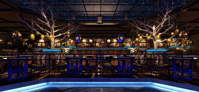 蓝蒲新概念花园餐厅-吉林花园餐厅设计|吉林江湖菜餐厅设计公司|吉林长春特色连锁餐厅设计公司