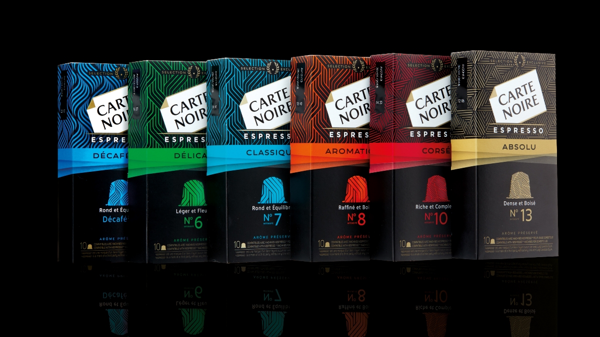 法国Carte Noire黑卡咖啡获2017国际包装设计奖