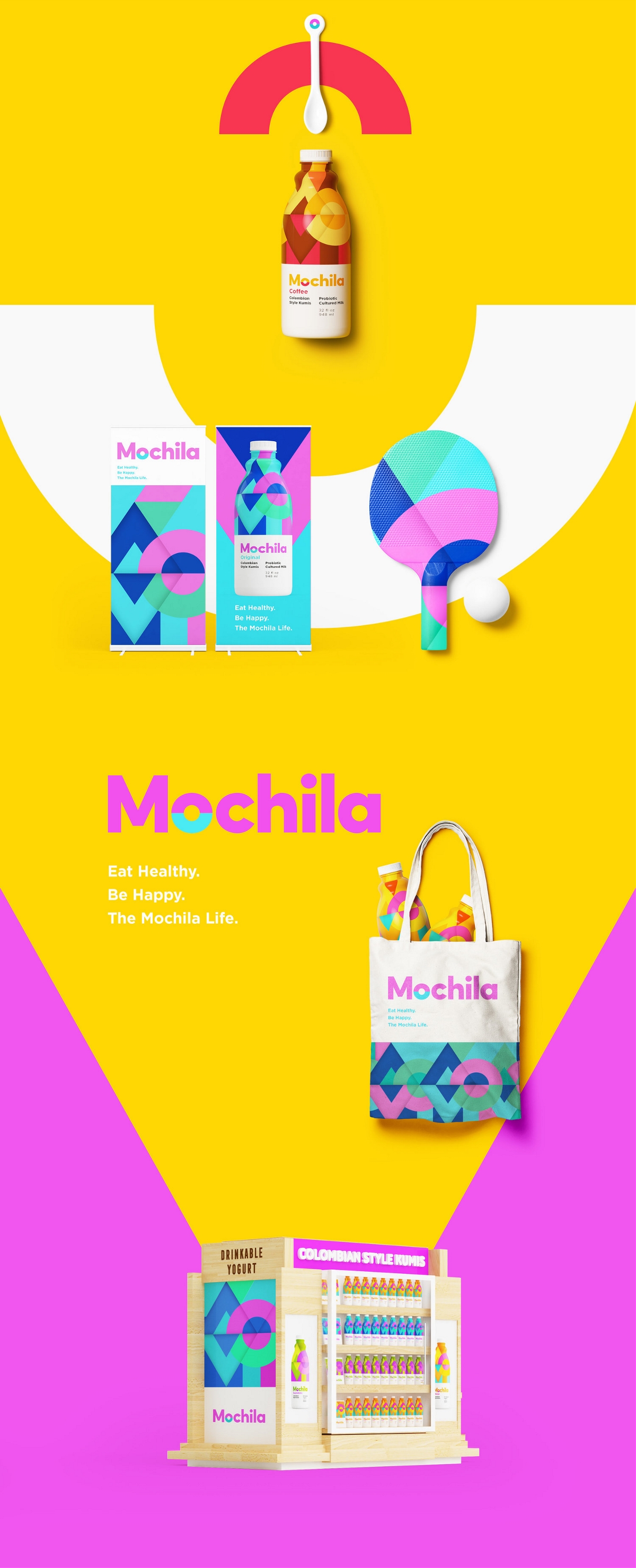 Mochila酸奶品牌包装设计 | 摩尼视觉分享