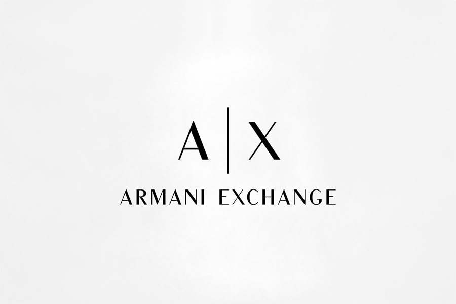 阿玛尼子品牌Armani Exchange的VI设计