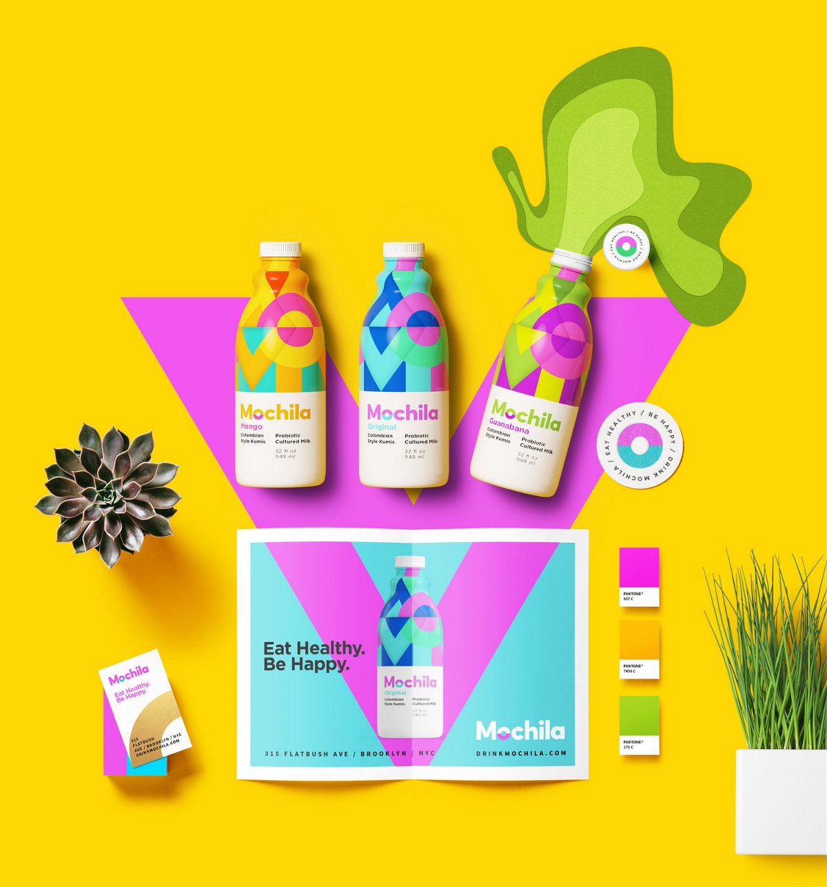 Mochila酸奶品牌包装设计 | 摩尼视觉分享