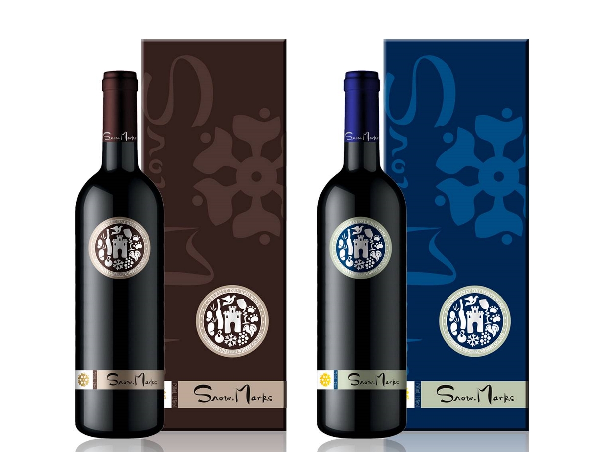 雪诺漫酒水品牌全案开发设计,红酒包装设计,酒标签礼盒设计,古一设计