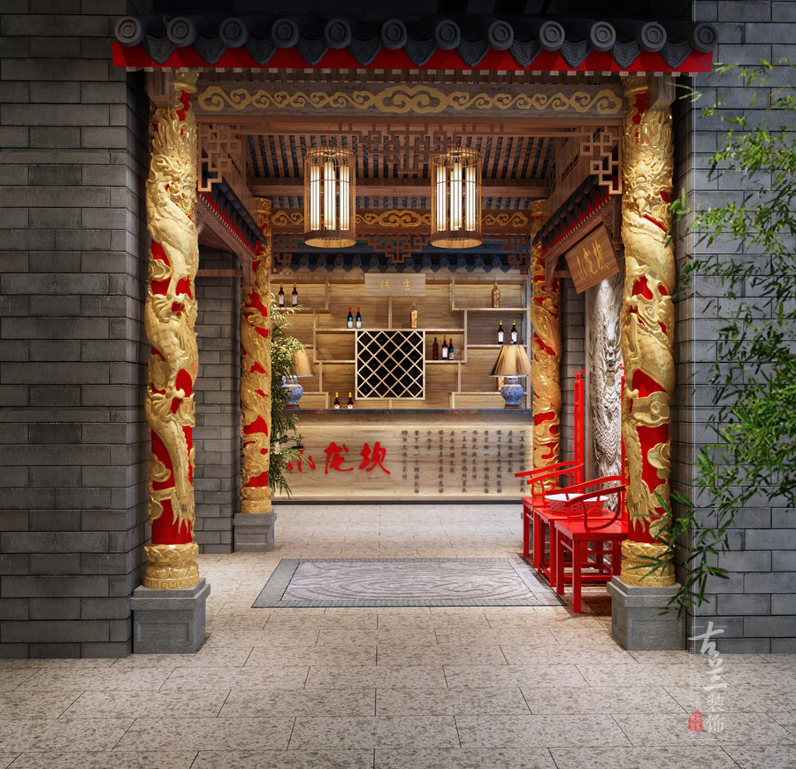 《小龙坎老火锅店（金府店）》-成都火锅店装修丨成都火锅店设计