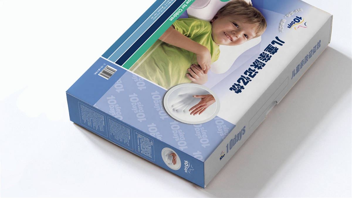 儿童记忆枕产品包装设计 | 摩尼视觉原创