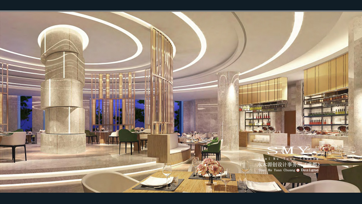 成都洲际假日酒店设计—皇冠假日酒店—水木源创设计