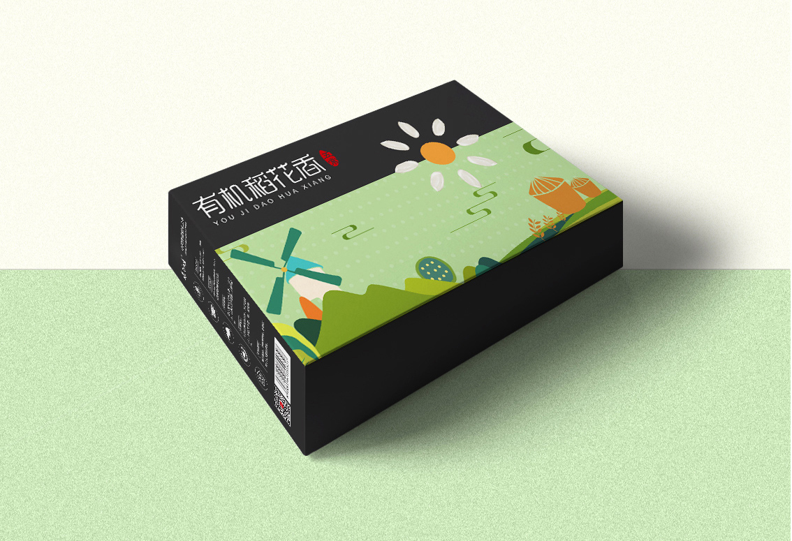 大米礼盒包装设计，粥米包装设计-中国设计网