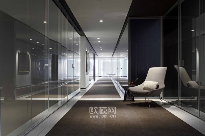卡尔加里简约现代风办公室设计-欧模网分享