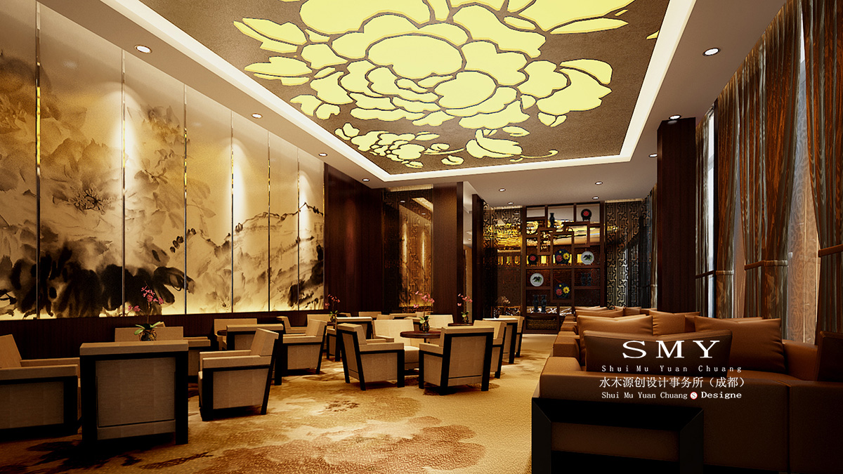 彭州主题酒店设计—牡丹主题酒店—水木源创设计
