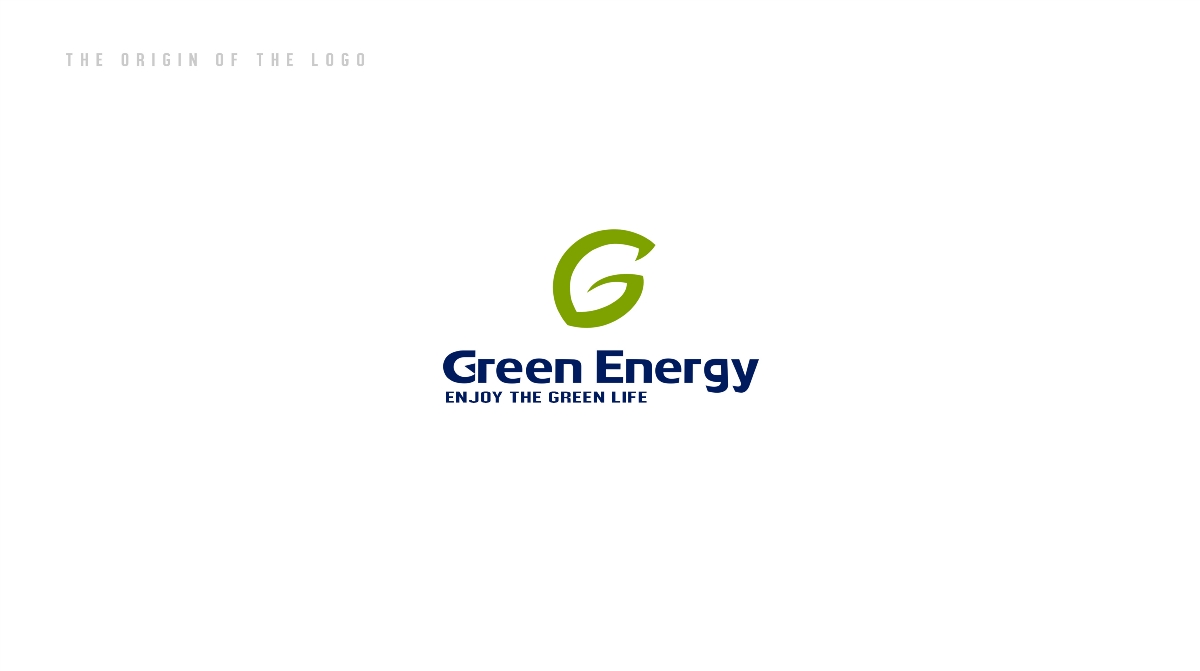 绿能量空气净化器logo设计提案
