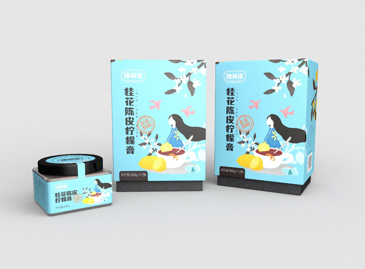 豫怀堂怀姜糖膏品牌包装形象设计