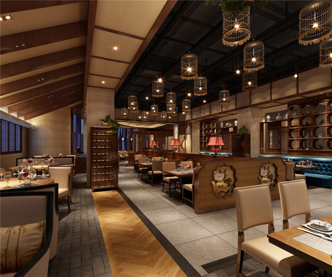 不一样的中餐厅设计,成都中餐厅装修设计《翠悦中餐厅》