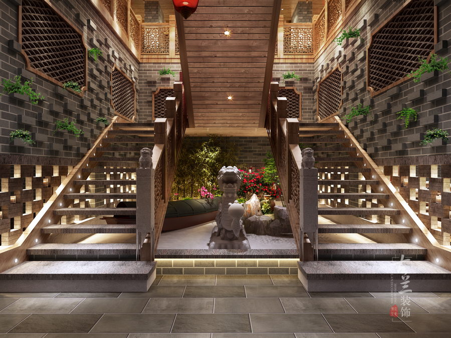 地瓜老火锅店（永州店）——成都专业餐厅设计丨成都专业餐厅装修公司