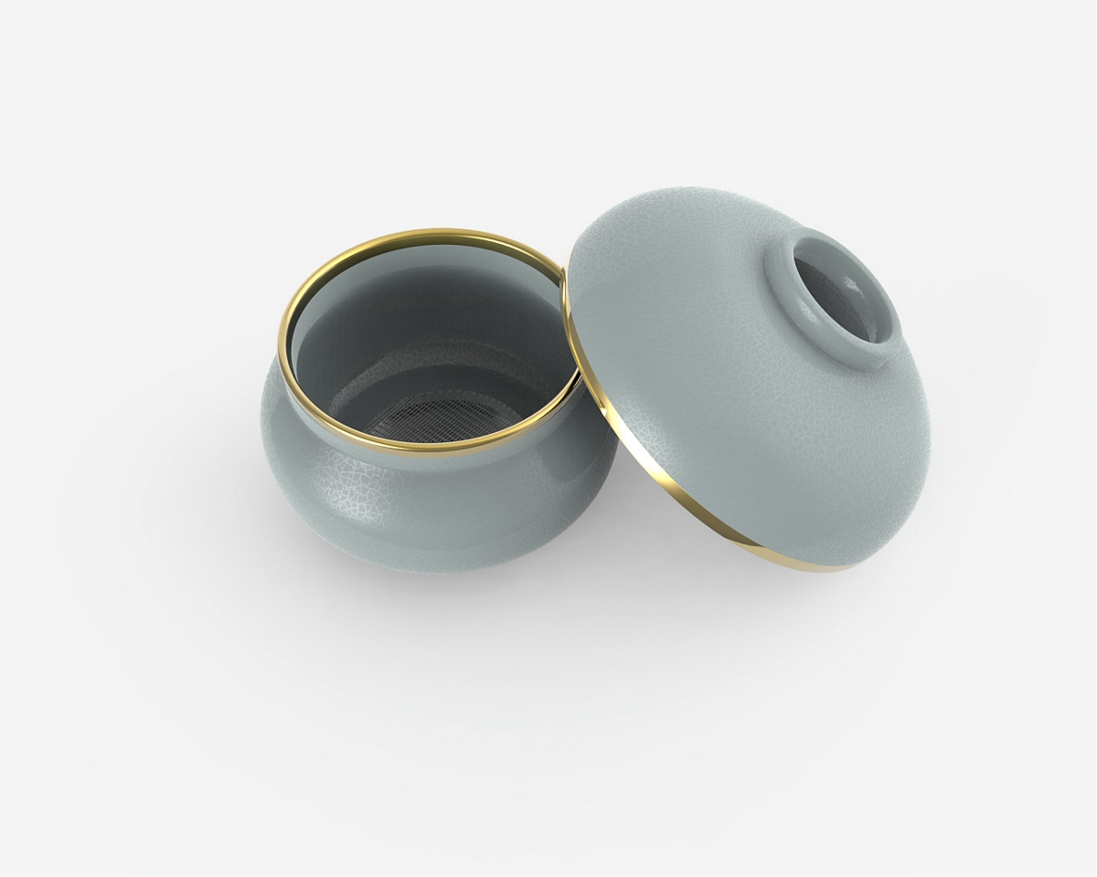 创意汝瓷茶具设计——优秀工业设计产品推荐