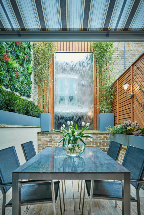 庭院设计|光与水营造的惬意的空间