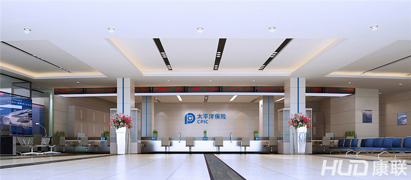 广州太平洋保险办公室装修案例