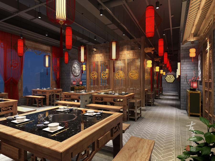 《小龙坎老火锅店（常州店）》——成都餐厅设计公司丨成都餐厅装修公司