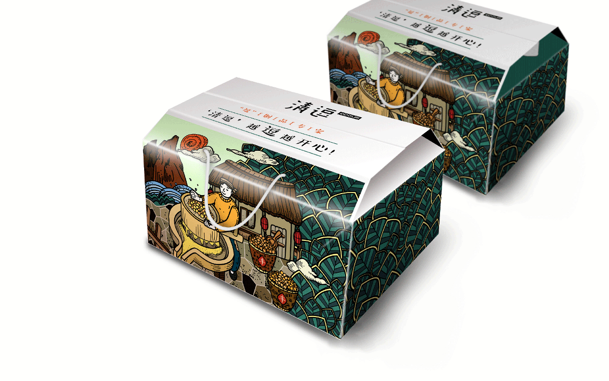 【优行创意】清痘品牌豆类系列产品包装设计