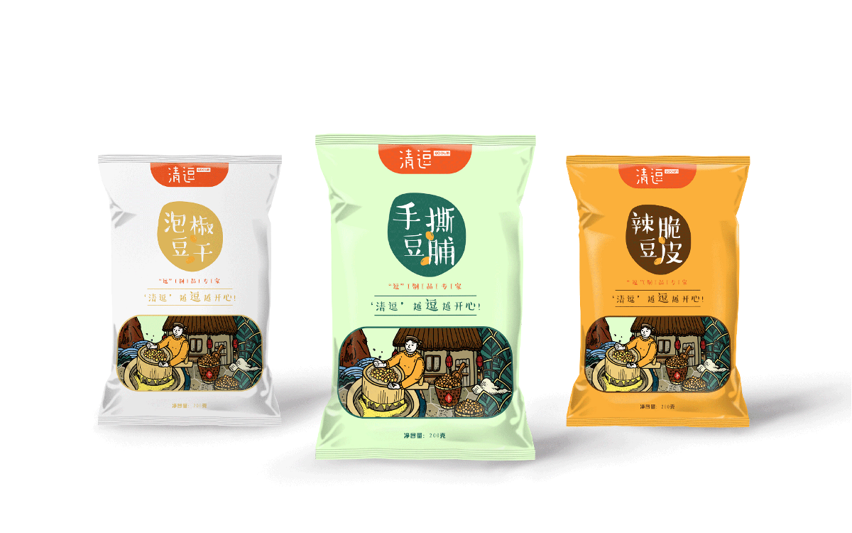 【优行创意】清痘品牌豆类系列产品包装设计