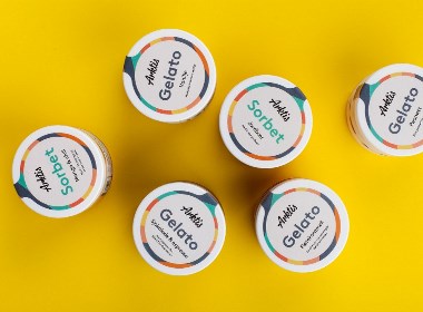 手工冰淇淋“Arktis Gelato”品牌视觉形象设计