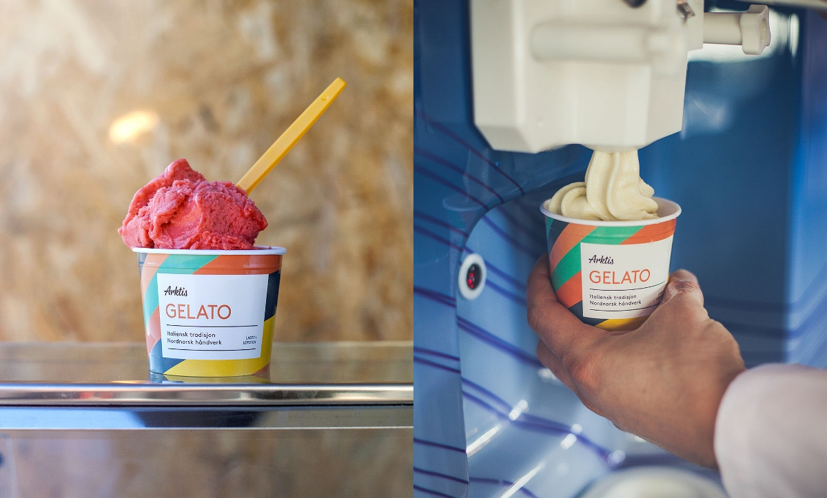 手工冰淇淋“Arktis Gelato”品牌视觉形象设计