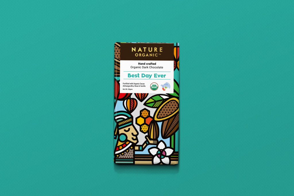 Nature Organic有机巧克力包装设计 ​​​​