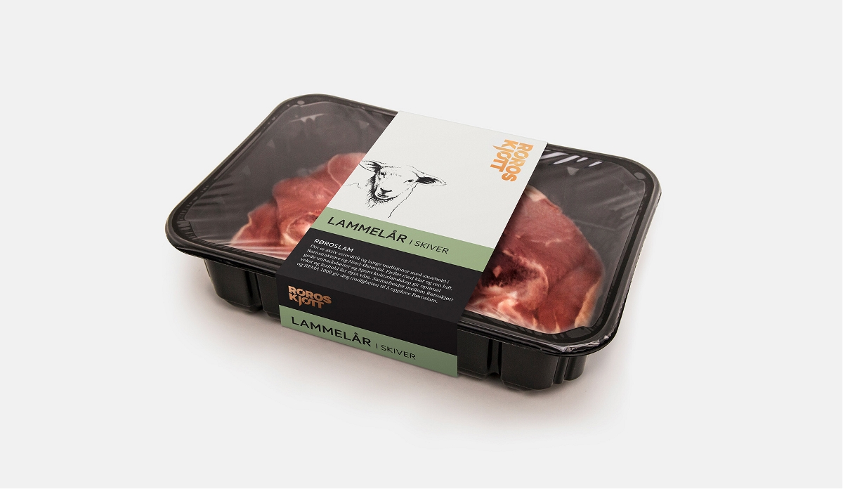 肉类加工“RØROSKJØTT”品牌视觉形象设计