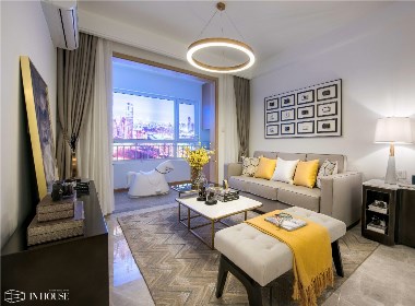 北京中南·熙悦61㎡样板间软装设计——INHOUSE设计