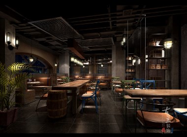 《成都滋滋烤鱼店》——成都餐厅设计公司丨成都餐厅装修公司