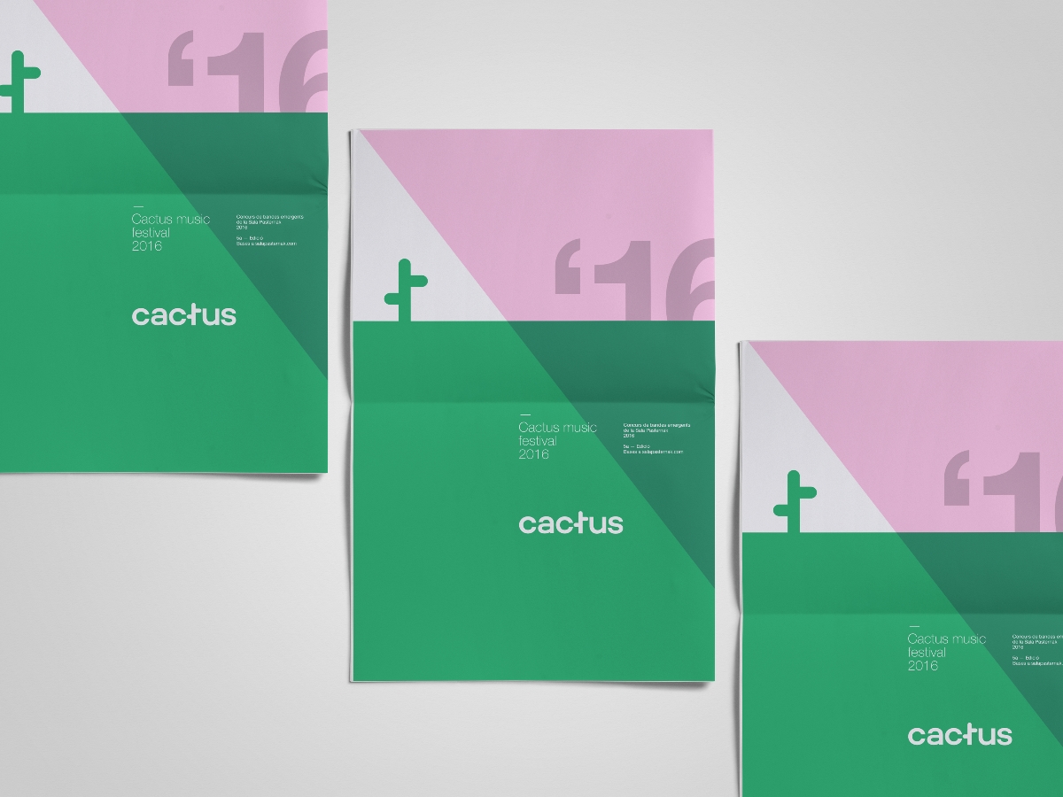 音乐节“CACTUS music Festival '16”品牌视觉形象设计