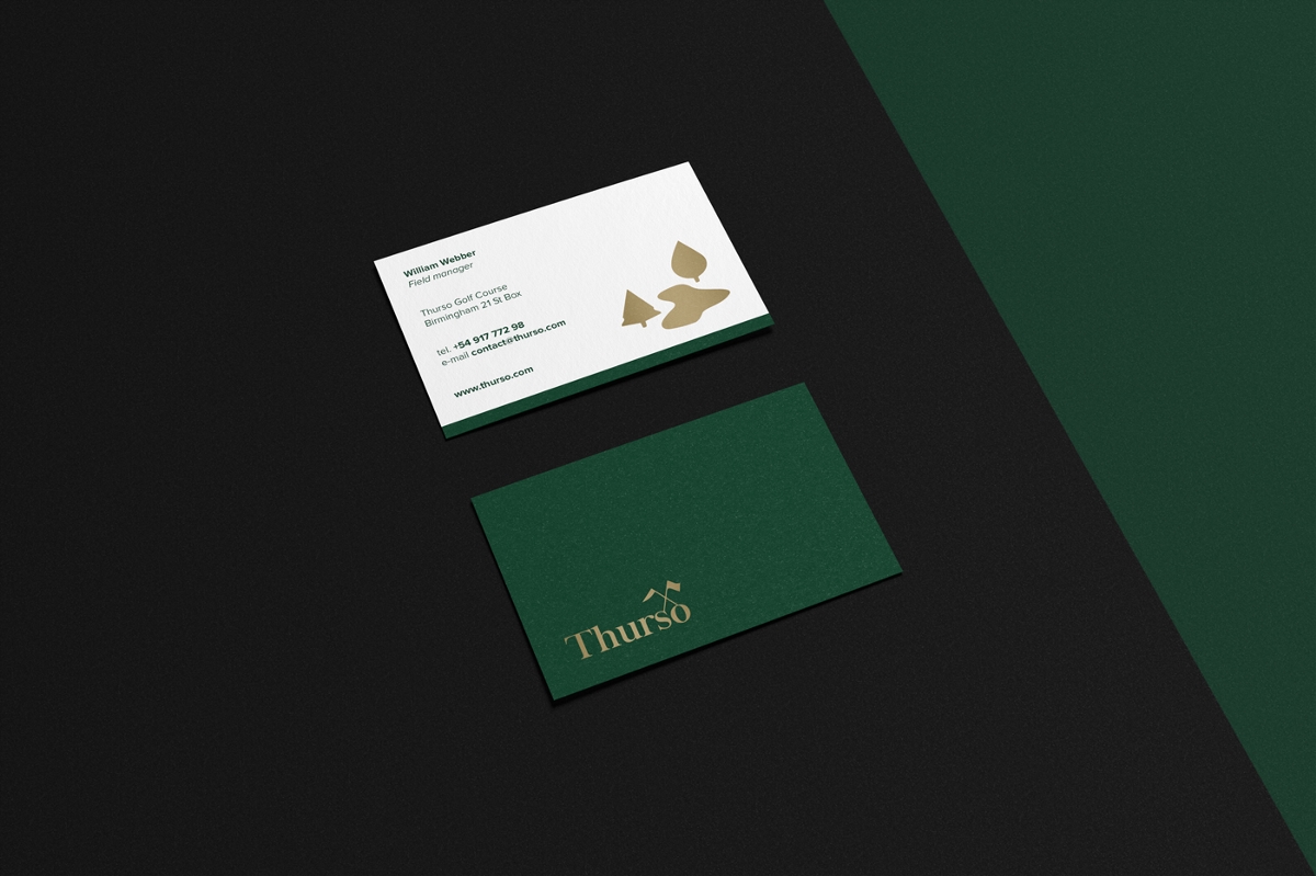 高尔夫球场“Thurso”品牌视觉形象设计
