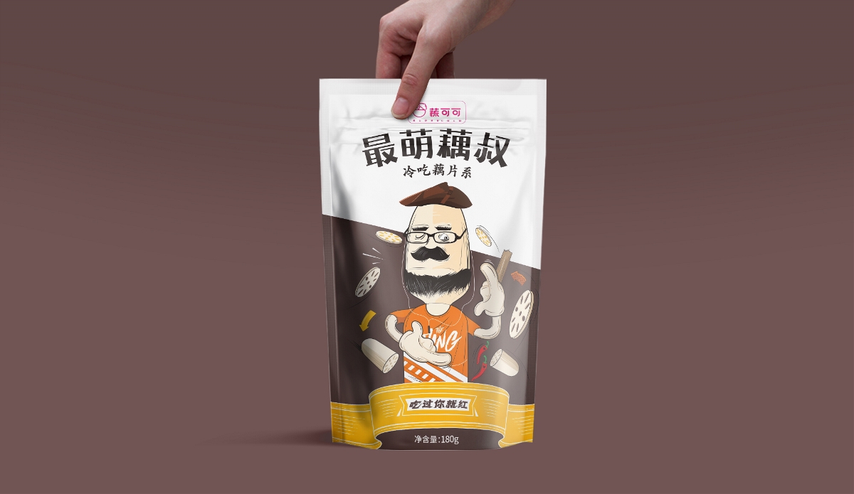 西安食品包裝設(shè)計(jì),蔬可可速食冷吃休閑食品西安厚啟品牌包裝設(shè)計(jì)